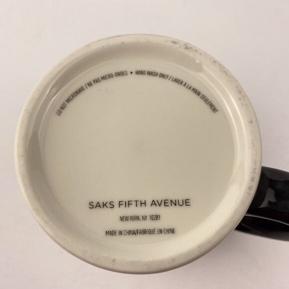 Saks Fifth Avenue New York Coffee Mug, Pink Black, Travel Essentials Cup - Picture 7 of 11